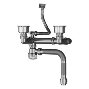 SHENYUAN | Universal Anti-Odor Drain Pipe Set for Single and Double Basin