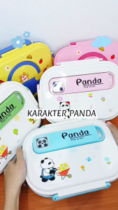 Lunch Box Anak Sekolah Karakter Shiba Inu Kotak Makan Stainless Tempat Bekal Makan Siang Free Sendok Stainles Garpu Stainless