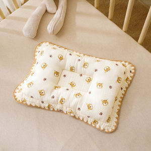 HIPPOLAND Bantal Bayi Korea Premium Anti Peyang Bahan Muslin Bamboo Soft Cotton/ Korean Pillow Cotton Muslin Infant Newborn Pillow 450