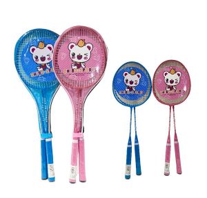 KARAKTER LUCU RAKET BADMINTON ANAK PENDEK 1 SET ISI 2 pcs