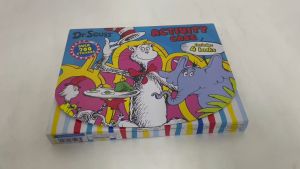 Dr Seuss 4 Books Activity Case Gift Set with 700+ Stickers & Colouring Mazes & Puzzles For Kids