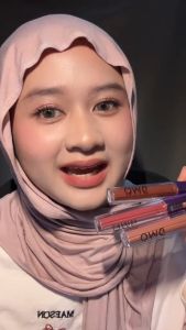 OMG Oh My Glam Mattelast Lip Cream 2.9gram Lip Cream Matte Dessert Cafe Edition 3 Colors Long Lasting