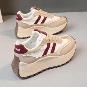 Womens Casual Sport Shoes Comfortable Lightweight Soft Bottom Flat Shoes Fashionable Low Cut Breathable Mesh Inner Lining