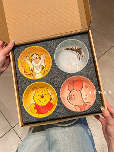 New Design Aesthetic Underglaze Colored Ceramic Rice Bowl