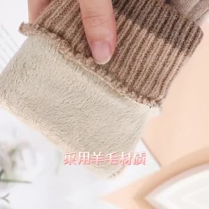Women Winter Gloves Cold Resistant Windproof Thick Fleece Lined Touch Screen Compatible for Cycling Driving Outdoor Use