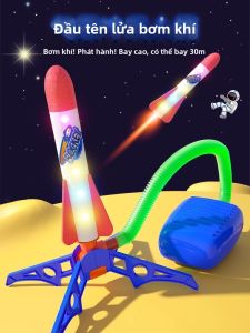 BTOP | Đồ Chơi Tên Lửa Sáng Chói Với Bộ Phát Động Bằng Chân