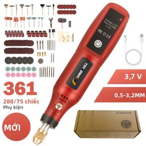 Bút Khắc Không Dây Sạc USB Máy Khoan Điện Không Dây Dụng Cụ Xoay Cầm Tay Dùng Cho Đồ Trang Sức Thủy Tinh Máy Khắc Cầm Tay Di Động Với Tốc Độ 16000 Vòng/phút