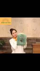 SPARKCART 1pcs Neck Nap Pillow Cartoon Plush Toy Pillow Portable Travel Noon Pillow Office Cushion Arm Rest Pillow