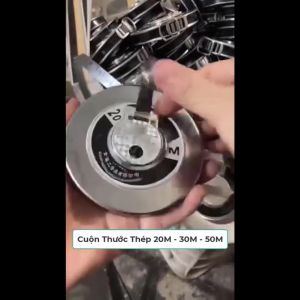 Thước Cuộn Dây Thép Dài 20m-30m-50m Chống Gỉ Cao Cấp Đo Đạc Chính Xác Siêu Bền Kèm Hộp Đựng Chính Hãng Hiện Đại
