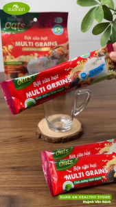 Tặng 2 túi yến mạch 350g - Combo 2 Hộp Bột sữa hạt Multi Grains (ít đường) Xuân An 400g