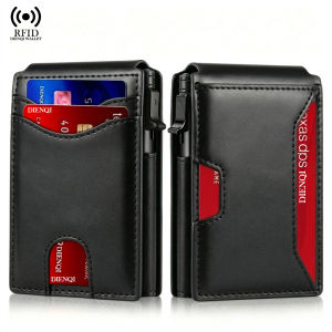 Carbon Fiber Rfid Credit Card Holder Men Wallets Anti Theft Slim Thin Wallet Luxury Cardholder Minimalist Wallet Purse Walet Bag