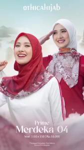 SCRAF ETHICA PRIME MERDEKA 03 HIJAB TERBARUU SPESIAL KEMERDEKAAN EDITION DAILY KASUAL KEKINIAN TERMURAHHH