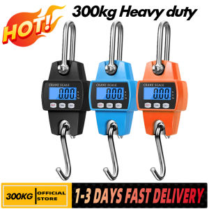 Electronic Scales Weight Hanging Scale Heavy Duty 300kg Weight 100 150 Kilo 250kgs For Pig 200kgs Crane Scale Industrial Lcd Digital Electronic Hanging Hook Scale