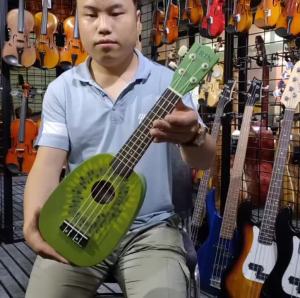 IRIN | IRIN 21 Inch Ukulele 4 Strings Guitar Kiwi Hawaiian Mini Guitar Basswood Ukulele Stringed Musical Instrument Beginner Gifts