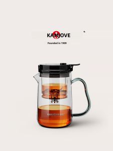 Kamjove | Press Filter Glass Teapot