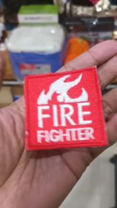 Tec40 VELCRO PATCH FIRE FIGHTER นักดับเพลิง อาร์ม ตึนตุ๊กแก ไรท์สาระกับครูแว่น Tec40store