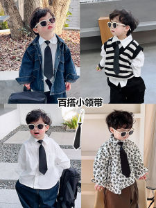 เข็มขัดผ้าไหมสีพื้นสำหรับเด็กชาย แฟชั่นฤดูใบไม้ผลิและฤดูใบไม้ร่วง เข็มขัดผู้ชายสไตล์เกาหลีสำหรับเด็ก สายรัดเด็ก สายรัดผ้าไหม