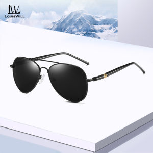 LouisWill Men TAC Polarized Sunglasses Ultra Light Sunglasses Retro Driving Sunglasses Outdoor Sunglasses UV400 Night Vision Sunglasses Cycling Riding Running Glasses