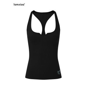 iamxiaa | Áo Thun Hơi Dài Cổ U In Hình Tam Giác Phối Cánh Slim Fit Cotton Cao