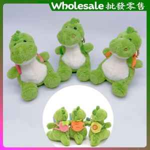 Cute Plush Dinosaur Keychain Backpack Hanging Decoration Boys Girls Gifts Creative Gift Ideas Animal Themed Opp Bag Packaging