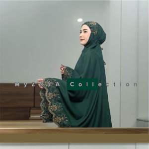 Mukena Dewasa Siti Khodijah Renda Gracela Terbaru Renda Mewah Elegan Free Tas