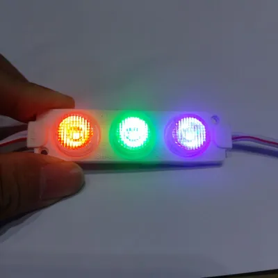 LED MODUL RGB 3WATT 12V 3 MATA BESAR