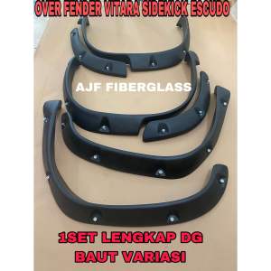 OVER FENDER ESCUDO VITARA SIDEKICK 1SET LENGKAP DG BAUT VARIASI