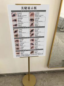 Acrylic Beauty Eyelash And Nail Art Display Stand Heavy Duty Popular Model Quality Cosmetic Tattoo Beauty Show Board