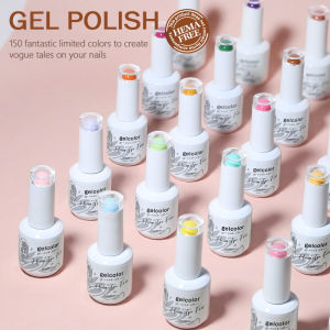 Arte Clavo 15ml Gel Nail Polish Neon Brown Royal Blue Red Green Nude Nail Art Varnish Gel Lacquer Top Coat UV Gel Nail