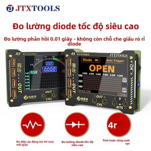 Máy Đo Dòng Điện Dạng Sóng JTX A9 Độ Chính Xác Cao Màn Hình HD 4.0 Inch Máy Đo Điện Áp Và Dòng Điện Đa Chức Năng Để Đo Điện