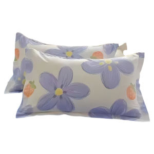 Thickened Pure Cotton Pillowcases for Adults Male And Female Dormitory Use Pair Pack 48x74cm Universal Bedding Accessories