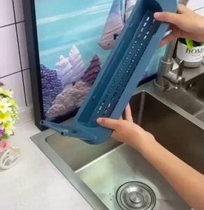 Smartchoice Rak Penyimpanan Spon Dapur kain lap /Wastafel Rack with hanger