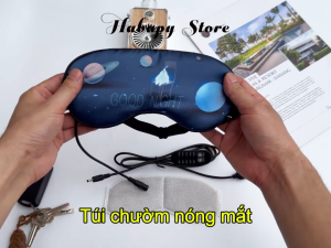 Túi chườm nóng mắt hình thiên hà giảm đau nhức mỏi quầng thâm quanh mắt