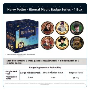 Kayou |Kayo Harry Potter Fantasy Illustration Badge Series Official Licensed Merchandise Tin-Plated Grain Badge