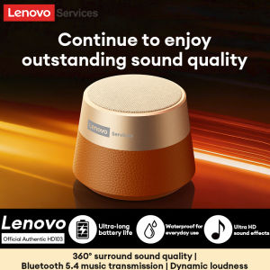 Lenovo | Lenovo HD103 Bluetooth 5.4 Speaker Portable Mini Wireless Speaker High Quality Stereo Sound TWS Outdoor Bass Audio for Phone PC