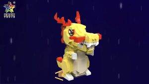 (DỌN KHO) Đồ chơi lắp ghép bé rồng bé khủng long Yuxin mới nhất 2024