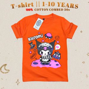 kaos baju kuromi alanes cinnamoroll forward anak perempuan 1 tahun sampai 10 tahun cetak DTF bahan katun combed 30s