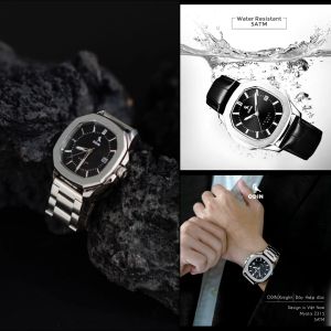 Đồng hồ Nam ODIN Knight Silver chính hãng thiết kế Việt Nam chống nước 5ATM - TẶNG KÈM DÂY ĐỒNG HỒ
