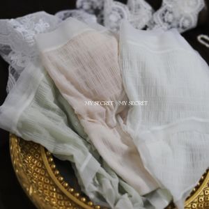 Ultra-Thin 20D Crepe Seamless Cotton Womens Underwear Breathable Comfortable Antibacterial Mid-Waist Triangle Panties