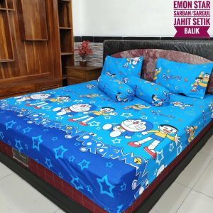 Sprei Motif Anak Dan Dewasa Ukuran 180x200 Bahan Katun Premium Adem Alus Tidak Luntur