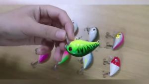 1 buah Umpan Pancing Engkol Mengambang Wobblers 4.5cm 7.4g Umpan Keras Plastik Buatan Berkualitas Ikan Kecil Bass Pike Alat Pancing