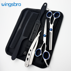 Hairdressing Scissors Set 6 Inch Hair Thinning Scissors Hair Cutting Styling Accessories Tools Kit For Barber