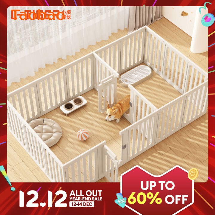 Dog Playpen AntiEscape Indoor Dog Fence Pet Balcony Dog Fence Dog