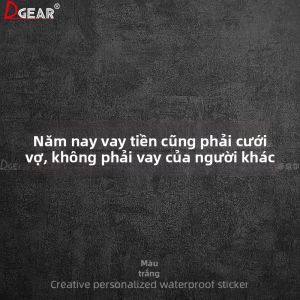 Dán Xe Hài Hước Sáng Tạo Chống Nước cho Cửa Sổ Sau