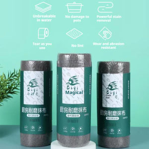 Kitchen Wear-resistant Rag Instead of Steel ball Wipe bowl Does not drop hair Can repeated Disposable tearable