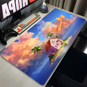 Bandai | Anime Dragon Ball Mousepad HD Printing Computer Gamers Locking Edge Non-slip Mouse Pad XL Super Saiyan Goku Keyboard PC Desk Pad