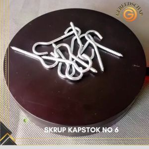 Set 12 Skrup Kapstok No 6 Multifungsi untuk Peralatan Tahan Lama