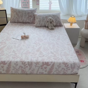 Abraca Dabra New Fitted Bedsheet Single/Super Single/Queen/King Cadar With Rubber Premium Cotton Mattress Cover Soft Bed Sheet