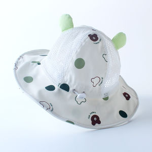 Baby Fishing Cap Summer Thin Sunshade Cute Sun Protection Large Brim Hat for Boys And Girls Childrens Casual Cotton Blend Hat