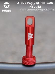 West Biking | Bike Air Valve Aluminum Straight Pneumatic Valve for Mountain Road Bikes